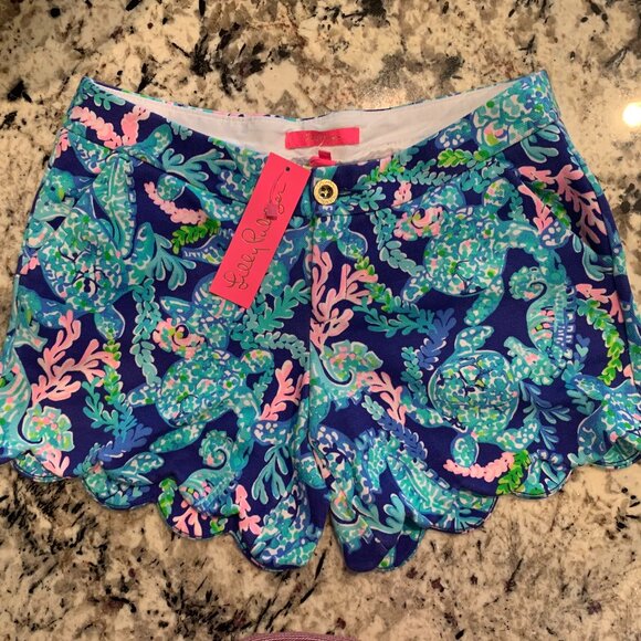 Lilly Pulitzer Buttercup Knit Shorts size 6 NWT - Picture 1 of 10